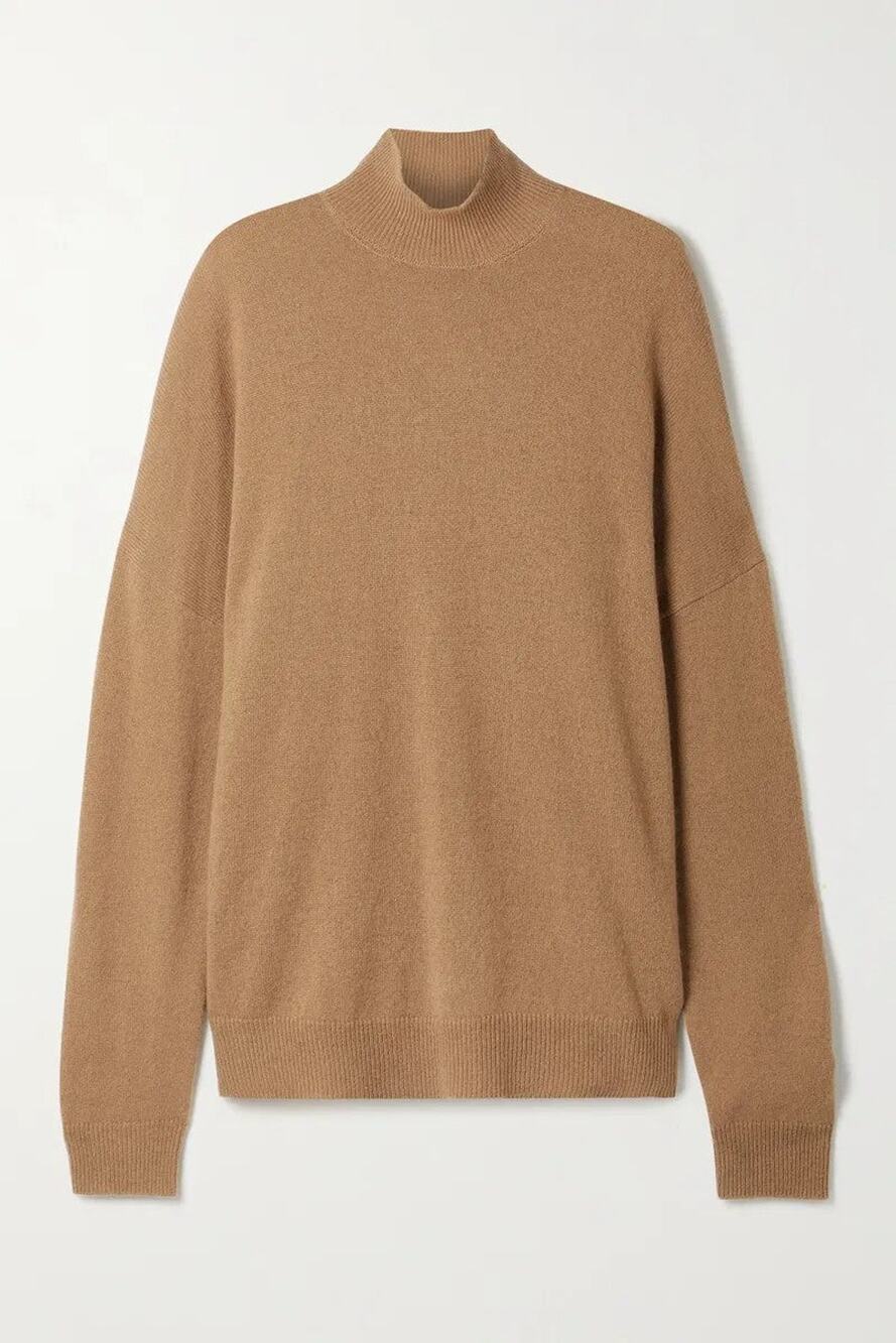 The Row Dohan Cashmere Turtleneck Sweater - S